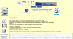Desktop Screenshot of lys-elec.com